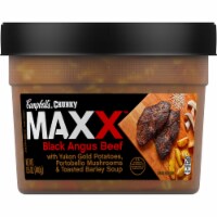 Campbell's Chunky Maxx Black Angus Beef with Potatoes Mushrooms & Toasted Barley Soup Perspective: Main