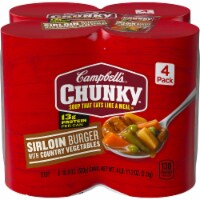 Campbell’s® Chunky® Soup Sirloin Burger With Country Vegetable Beef Soup