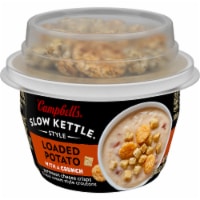 Campbell's® Slow Kettle Style Loaded Potato Soup With A Crunch Microwavable Cup