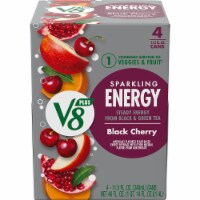 V8+ Sparkling Black Cherry Energy Drink Multipack Cans