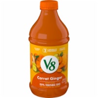 V8® Carrot Ginger 100% Vegetable Juice Perspective: Main