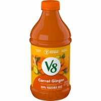 V8® Carrot Ginger 100% Vegetable Juice Perspective: Main