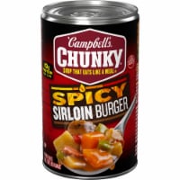 Campbell's Chunky Spicy Sirloin Burger Soup Perspective: Main