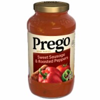 Prego® Sweet Sausage & Roasted Peppers Meat Sauce Perspective: Main