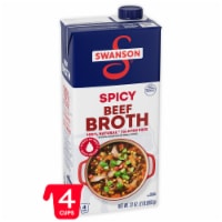 Swanson 100% Natural Spicy Beef Broth Perspective: Main