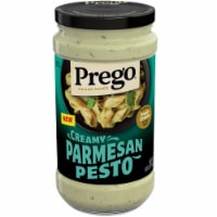 Prego Creamy Parmesan Pesto Pasta Sauce Perspective: Main