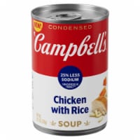 Campbell'S Condensed 25% Less Sodium Chicken And Rice Soup Perspective: Main