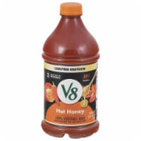 V8® Hot Honey 100% Vegetable Juice Perspective: Main