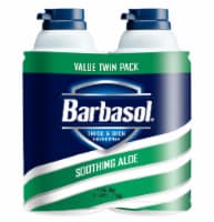 Barbasol® Shaving Cream Soothing Aloe Twin Pack Perspective: Main