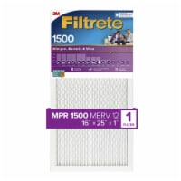 Filtrete™ Allergen Bacteria and Virus Furnace AC Air Filter 1500 MPR Perspective: Main