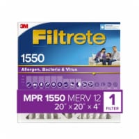 Filtrete™ Ultra Allergen Reduction Deep Pleat Furnace AC Air Filter 1550 MPR