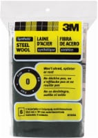3M Fine Synthetic Steel Wool - 6 Pack - Black
