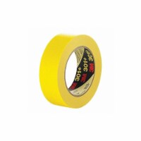 3m Masking Tape,3 3/4  W,60 yd L,Yellow,PK8  301+