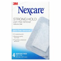 Nexcare Strong Hold Pain-Free Removal Adhesive Pad - 4 Adhesive Pads