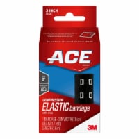 Ace Black Compression Elastic Bandage with Metal Clips - 3 Inch Perspective: Main