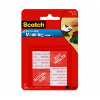 Scotch® Removeable Mounting Squares - 16 Pack Perspective: Main