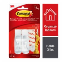 Command™ Damage-Free Hanging Medium Utility Hooks - White