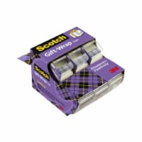 Scotch 665 Double-Sided Tape 1/2 x 1296 3 Core Transparent 2/Pack