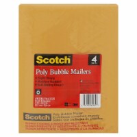 Scotch® Smart Mailers Super Strong Bubble Mailers - 4 Pack Perspective: Main