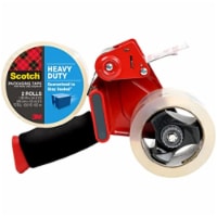 Scotch Heavy Duty Packaging Tape, 1.88  x 54.6 yd, 2 Rolls w/Dispenser (3850-2ST)