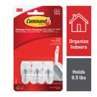 Command™ Damage-Free Hanging Small Wire Hooks - White