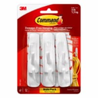 Command® Damage-Free White Medium Utility Hooks