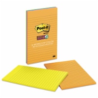 Post-it® Notes Super Sticky NOTE,SUPR STICKY, 5X8,AST 5845-SSUC