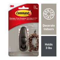 3M Command™ Medium Decorative Damage-Free Hanging Metal Adhesive Hook