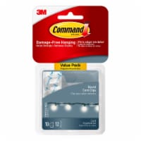 Command™ Damage-Free Round Cord Clips Value Pack - Clear