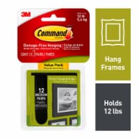Command™ Medium Damage-Free Picture Hanging Strips - Black Perspective: Main