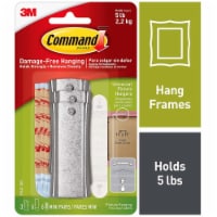 3M 243239 Command Picture Hangers Hooks, Pack of 3