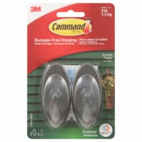Command® Outdoor Damage-Free Outdoor Slate Terrace Hooks