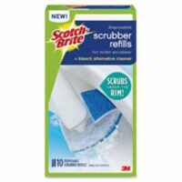3M MMM558RF4CT Scotch-Brite Disposable Toilet Scrubbers Refill&#44; Blue & White