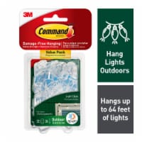 Command™ Outdoor Damage-Free Clear Rope Light Clips
