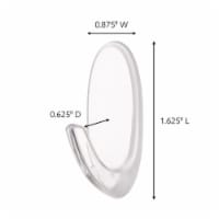 Command™ Outdoor Damage-Free Window Hooks Value Pack - Clear Perspective: Main