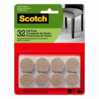 Scotch® Round Felt Pads - Beige