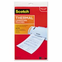 Scotch Thermal Laminator Pouches 3 Mil 20/Pkg-8.5 X14  Legal