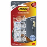 Command™ Clear Large Cord Clips Perspective: Main
