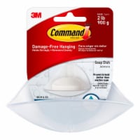 3M Command™ Bath Damage-Free Soap Dish with Water Resistant Strip Perspective: Main
