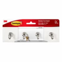 Command™ Damage-Free Hanging Key Rail with Decorative Hooks