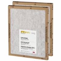 3M FPA04-2PK-24 White Flat Panel Filtrate Filter- 14 x 25 x 1 in. - Pack of 24