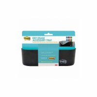 Post-it® DRY ERASE ACCESSORY TRAY, 8.5 X 3 X 5.25, BLACK DEFTRAY