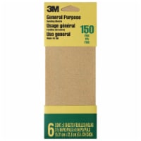 3M Aluminum Oxide Fine Sandpaper - 6 Pack Perspective: Main