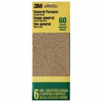 3M Aluminum Oxide Coarse Sandpaper - 6 Pack - Natural Perspective: Main