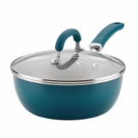 Rachael Ray Create Delicious Aluminum Nonstick Everything Pan - Teal