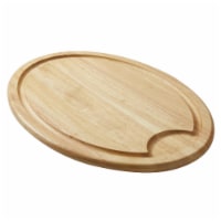 Rachael Ray 47762 20 x 14 in. Pantry Parawood Oval Trencher Board