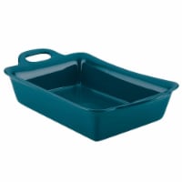 Rachael Ray 9 x 13 in. Ceramics Rectangular Baker, Teal