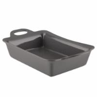 Rachael Ray 9 x 13 in. Ceramics Rectangular Baker, Gray