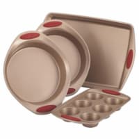 Rachael Ray 4pc Bakeware Set - Red