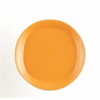 Rachael Ray Dinnerware Round and Square 4-Piece Salad Plate Set Lemon Zest, 8.5in